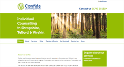 Desktop Screenshot of confide.org.uk
